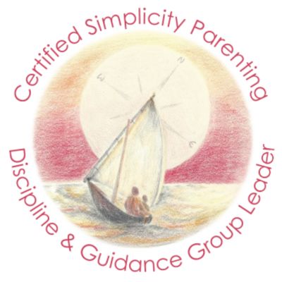Certified Simplicity Parenting Discipline & Guidance Group Leader Badge.
